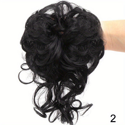 Easy-Attach Curly Bun Scrunchie
