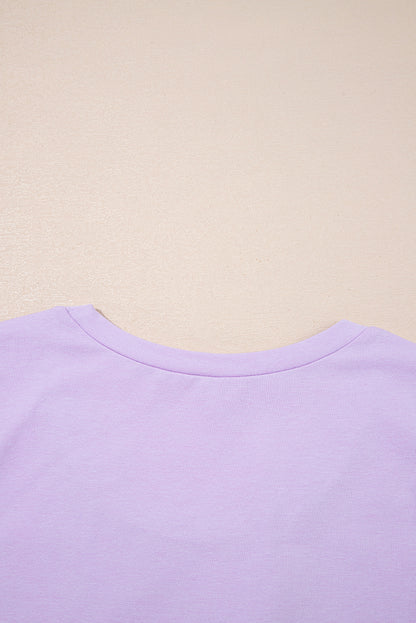 Orchid Petal Mineral Wash Casual Round Neck Tank and Straight Loose Drawstring Pants Set