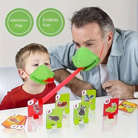 Interactive Trick Or Treat Toy Lizard Mask - Fun Family Desktop Game for Kids Gatherings & Christmas Birthday Gifts!