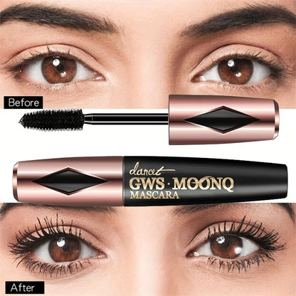 3D Fiber Mascara, Long Black Volumizing Eyelash Extension, Waterproof Eye Makeup Tool