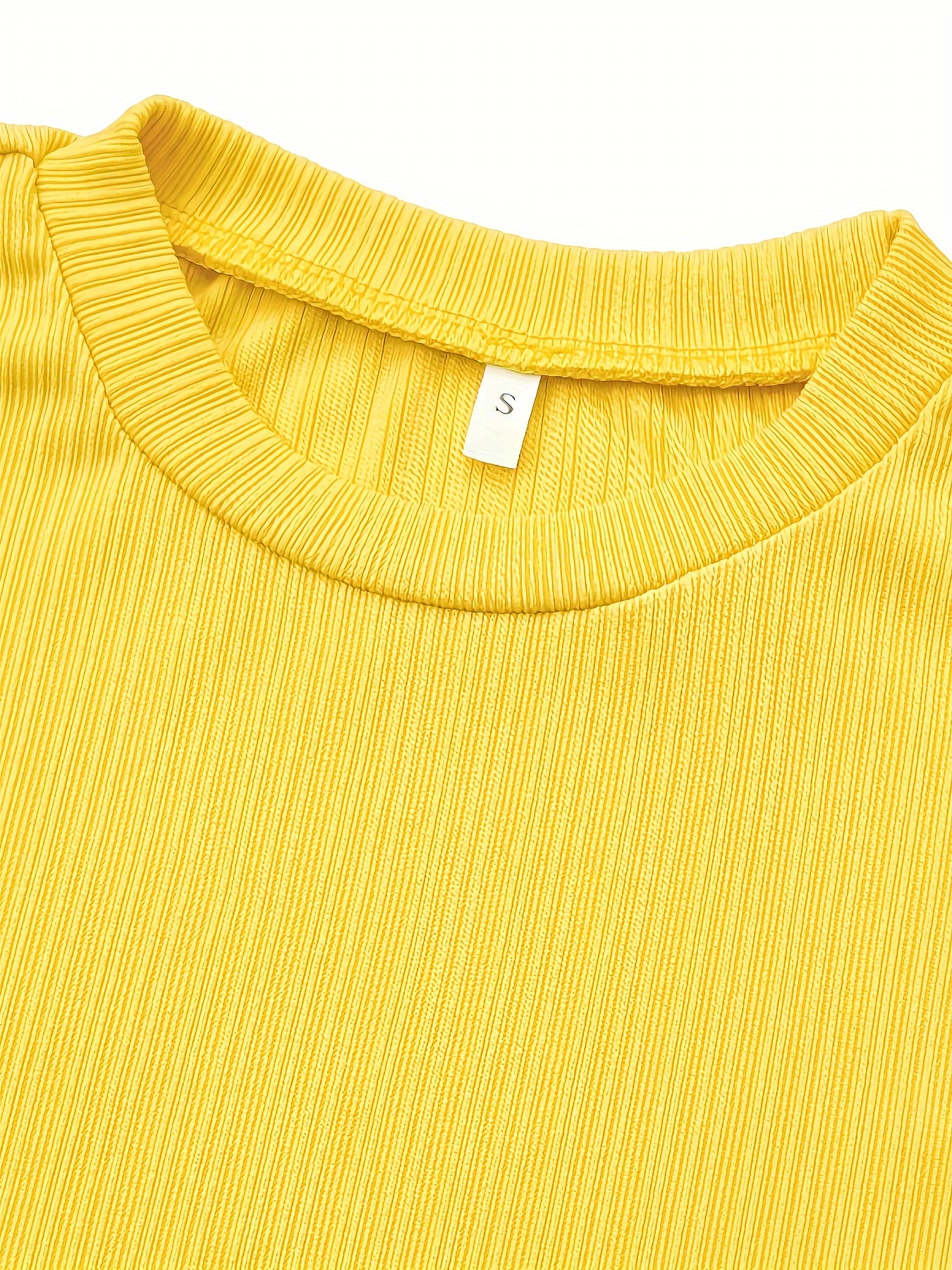 Women's Summer 2023 Fashion Casual Knit Sleeveless Crew Neck Bodycon Pencil Dress, Polyester 95% Spandex 5%, Solid Color Long Length Skinny Fit