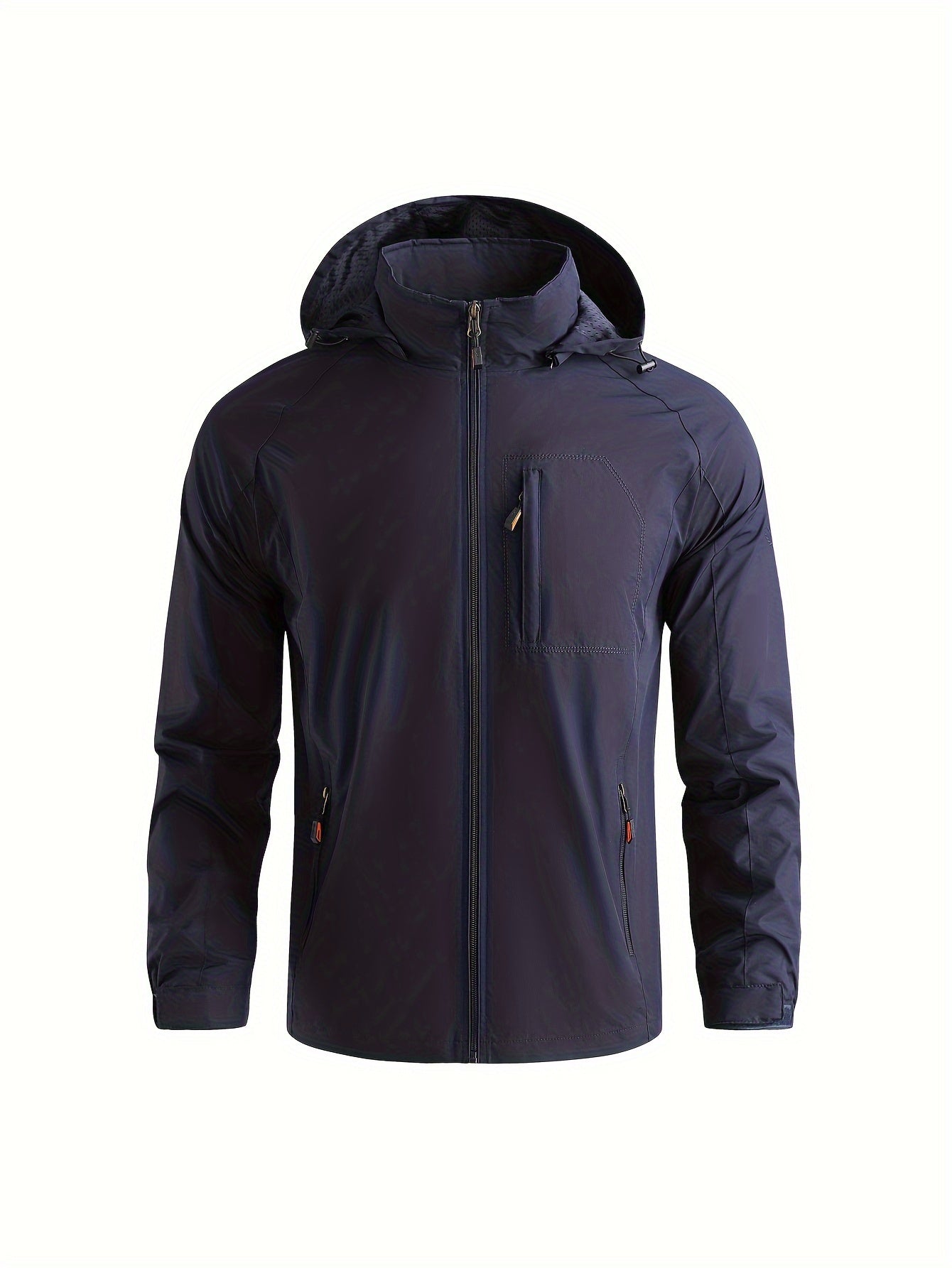 Men's Lightweight Jacket Packable Windbreaker Running Jacket Coat Stand Collar Windbreaker Bomber Jacket