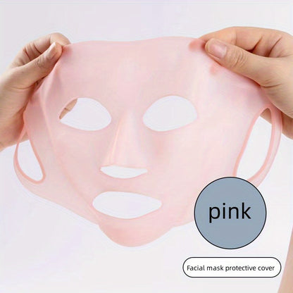 Reusable Silicone Facial Masks For Moisturizing Skin - 3D Anti-Evaporation Face Beauty Patches For Women