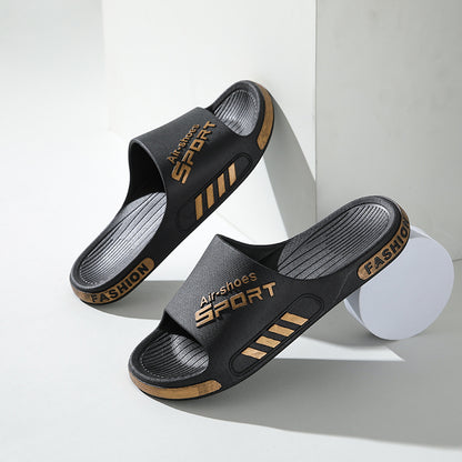 Men'S Casual Summer PVC Slippers - Non-Slip, Wear-Resistant Sole, Comfortable Slip-On Sandals for Outdoor & Indoor Use, Outdoor Footwear | Casual Slipon Shoes | PVC Upper Sandalssuitable for Men & Women