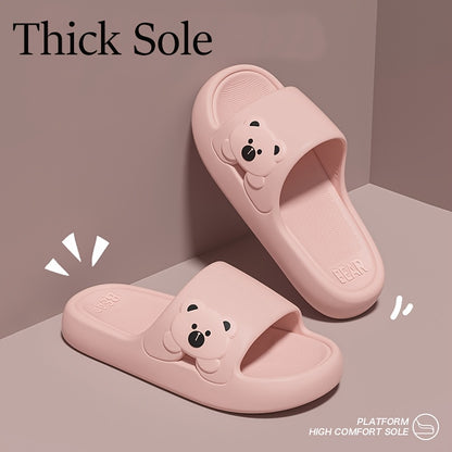 Women's Soft Sole Cartoon Home Shoes, Lightweight Comfortable Non-Slip Durable Cute Indoor Slippers for Shower and Walking