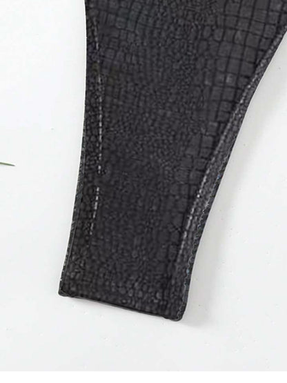 Women'S Sexy Halter Neck Bikini Set with Floral Print & Crisscross Straps - Back Tie Detail, Medium Stretch Fabric, Black & White Swimsuit for Beach or Pool, Beachwear Essentials|Floral Print Swimsuit|Stretchy Fabric