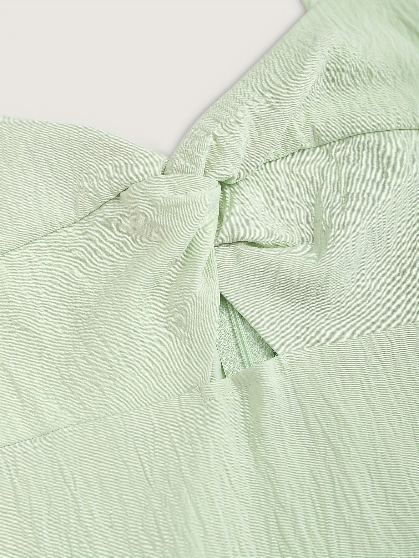 Elegant Bowknot Romper with Tie Waist - Chic Solid Color, V-Neck, Sleeveless Jumpsuit for Women - Perfect for Vacation, Parties & Casual Outfits, Vacation Dress | Bowknot Design | Twist Detail, Bowknot Jumpsuit