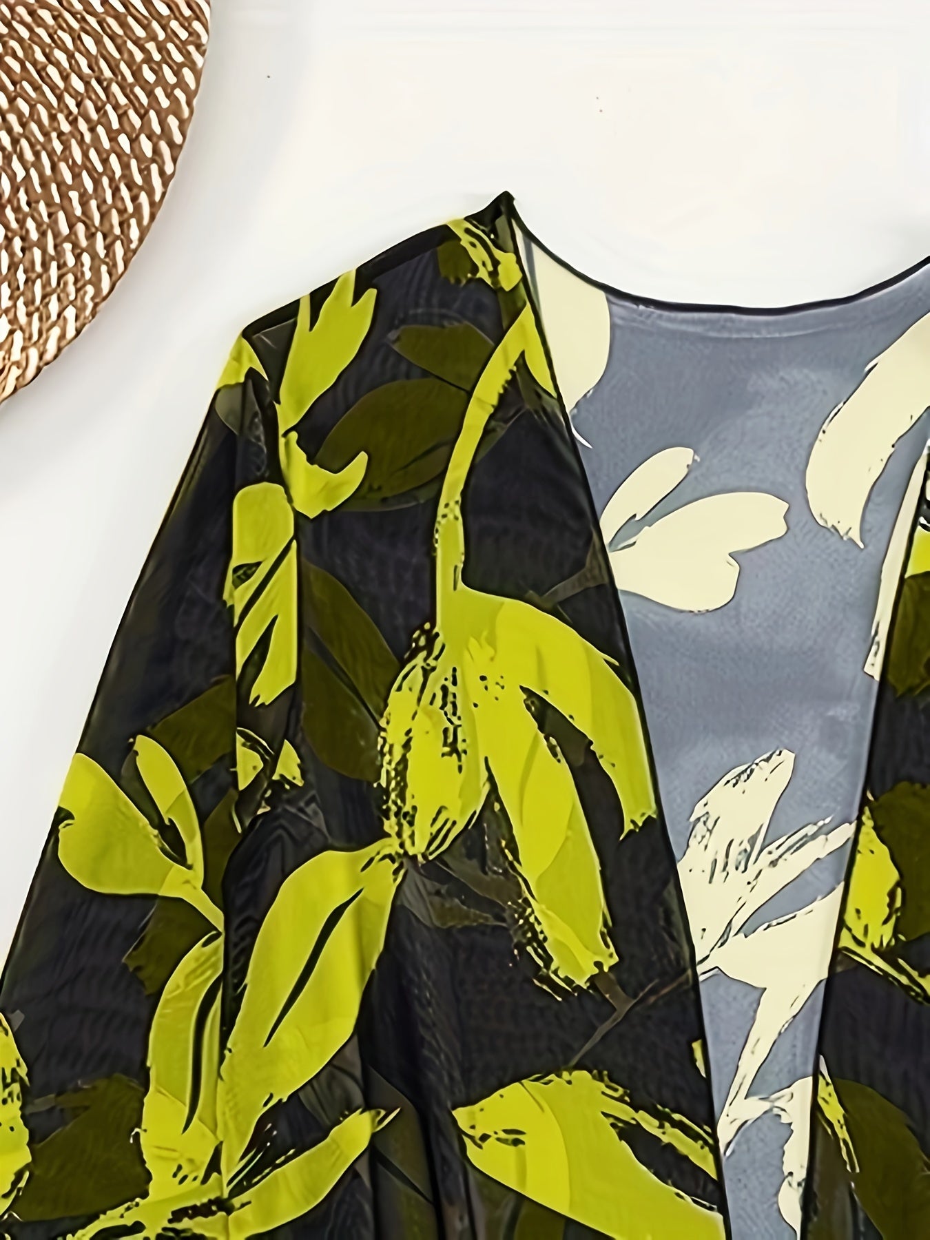 New European and American split swimsuit for women, fashionable hard cup steel support three-piece bikini, cross-border sunscreen mesh foreign trade swimsuit biki