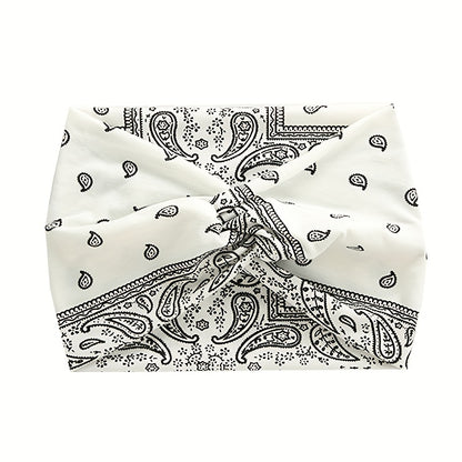 1pc Elegant Leopard Print Knitting Sports Headband - Stretchy, Sweat-Absorbing, Minimalist Design for Women - Perfect for Yoga, Fitness, and Valentines Day Festival