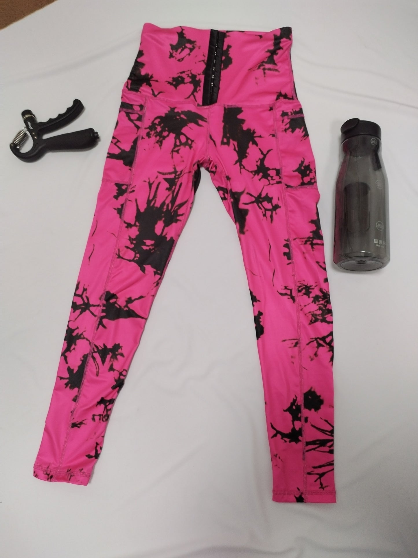 Tie Dye High Waist Yoga Leggings - Sculpting, Butt Lifting, Tummy Control, Moisture-Wicking, Four-Way Stretch Fitness Pants for Women - Wide Waistband, Comfortable, Sweat-Resistant, Perfect for Gym, Sports, Running, and Yoga