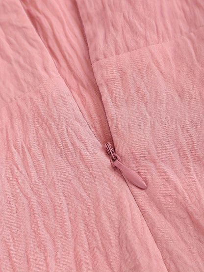 Twist Front Solid Belted Romper Jumpsuit, Casual Backless Spaghetti Strap Romper Jumpsuit For Spring & Summer, Women's Clothing