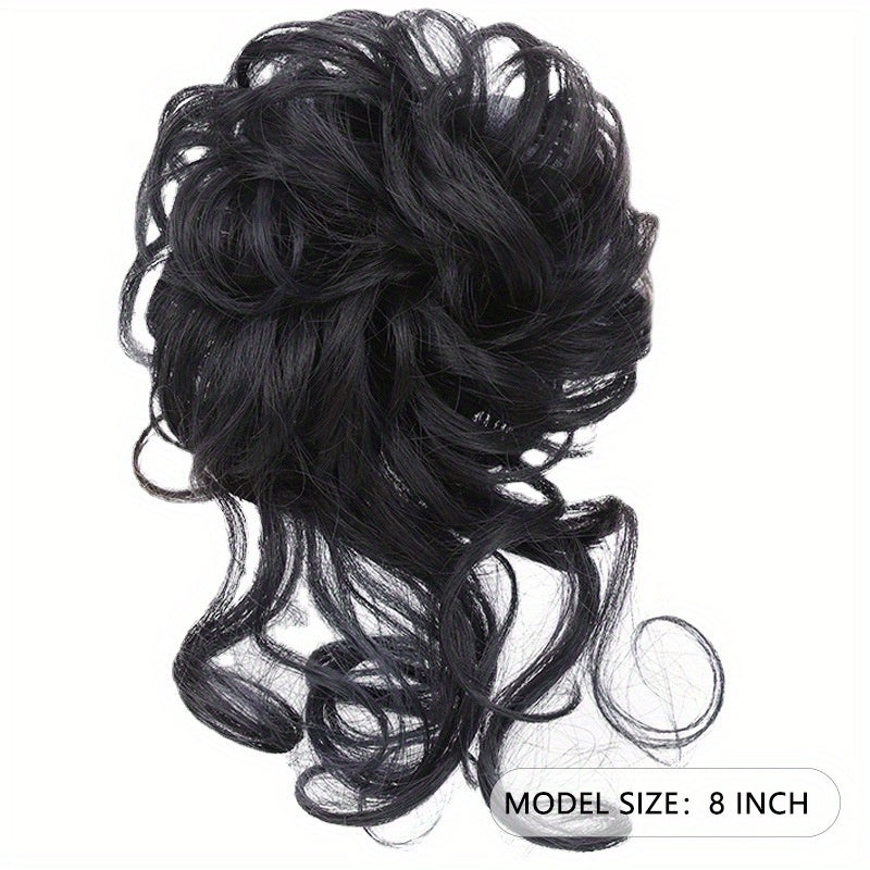 Easy-Attach Curly Bun Scrunchie