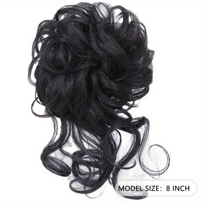 Easy-Attach Curly Bun Scrunchie