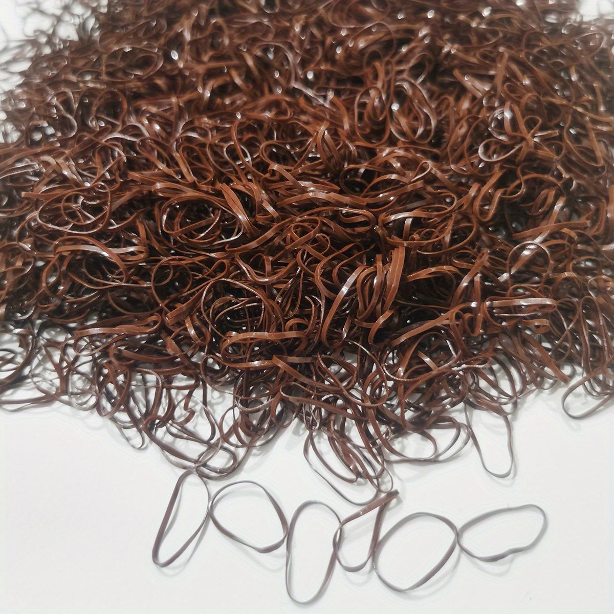 1000pcs Mini Clear Elastic Hair Rubber Bands - Soft, Gentle, and Durable Hair Ties for Women - Cute, Solid Color, Daily Headband Accessories