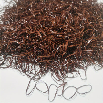 1000pcs Mini Clear Elastic Hair Rubber Bands - Soft, Gentle, and Durable Hair Ties for Women - Cute, Solid Color, Daily Headband Accessories