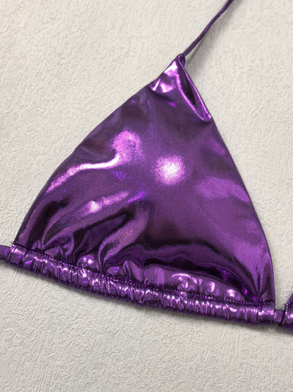 24 European and American Cross-border Bikini Set Sexy Slim Fit Glitter Fabric Nightclub Bikini Hot Selling