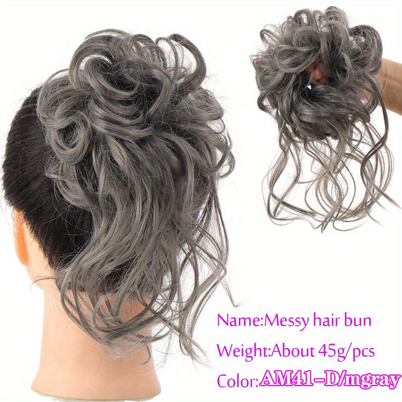 Easy-Attach Curly Bun Scrunchie