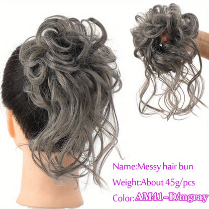 Easy-Attach Curly Bun Scrunchie