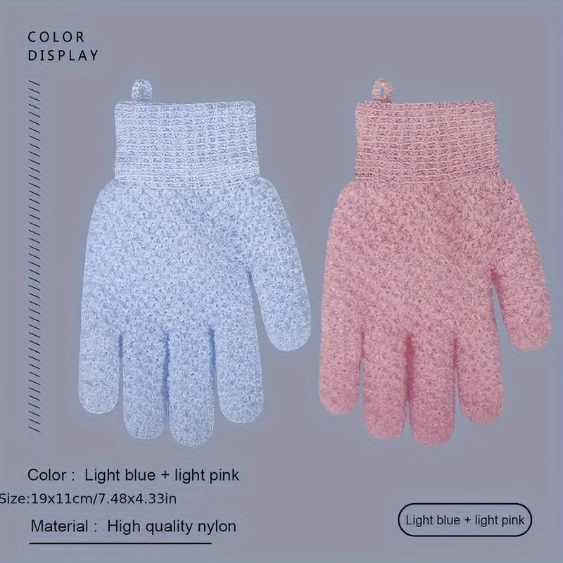 Exfoliating Shower Gloves for Deep Cleansing & Massage - Body Scrubber, Removes Dead Skin & Dryness