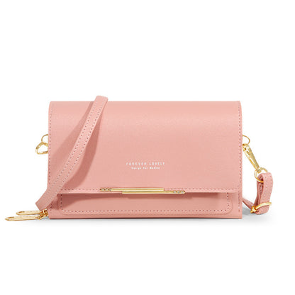 Women's Small Messenger Shoulder Bag Mobile Phone Bag Card Holder Wallet Handbag