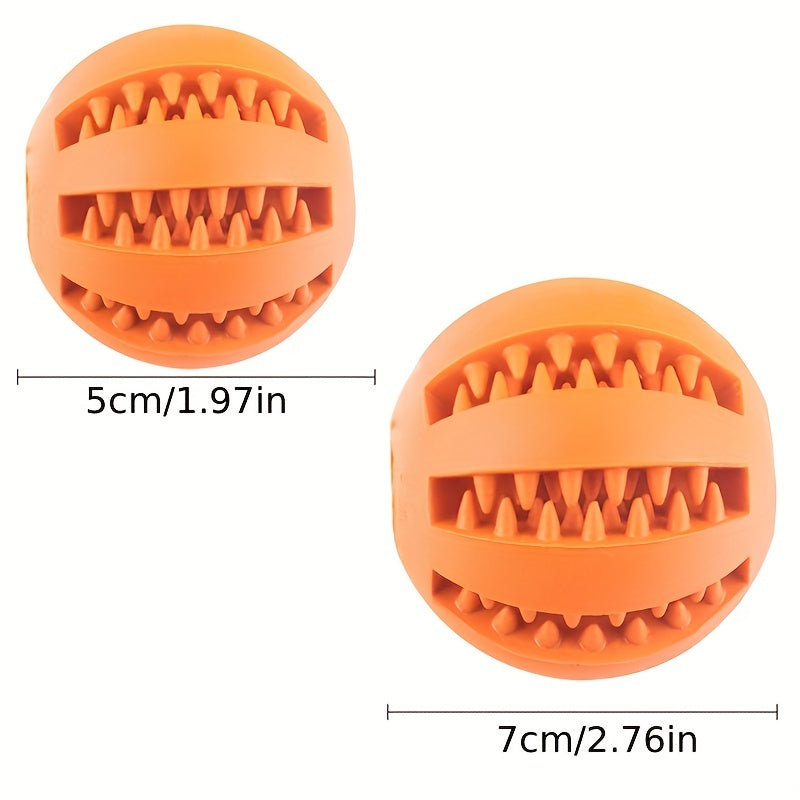 [1PC Interactive Dog Ball Toy] 1PC Dog Ball Toys Small Dogs Interactive Elastici