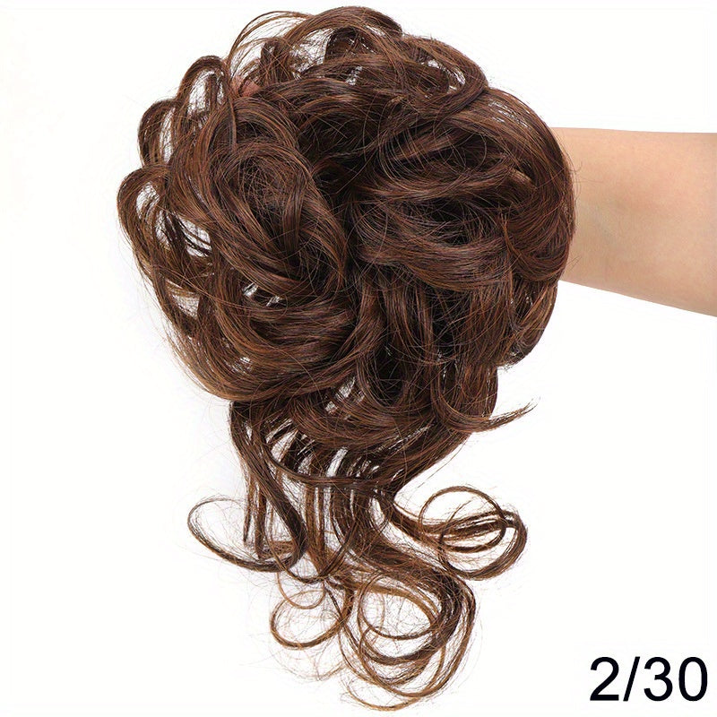 Easy-Attach Curly Bun Scrunchie
