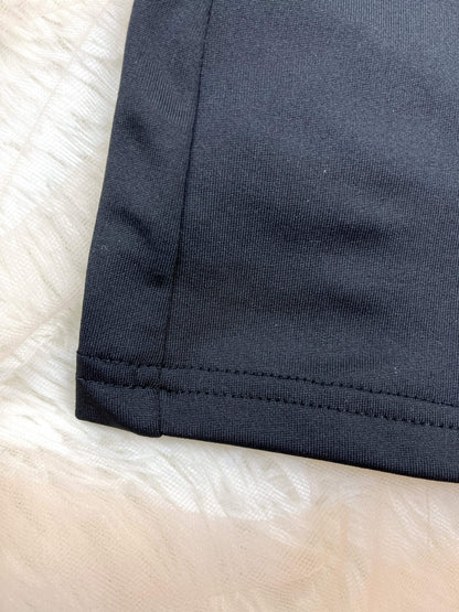 Naughty Policewoman Cosplay Costume, Short Sleeve Buttons Lapel Collar Crop Top & Side Tie Ruched Mini Skirt, Women's Sexy Lingerie & Underwear