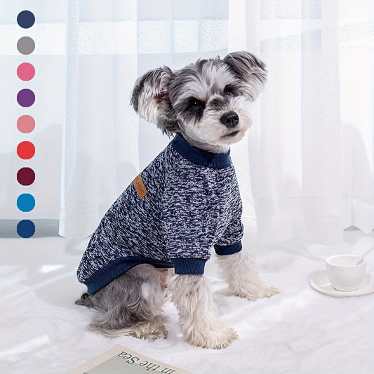 Soft Dog Sweater, Spring Dog Warm Clothing Puppy Sweatshirt For Cold Weather Small Dogs Clothes