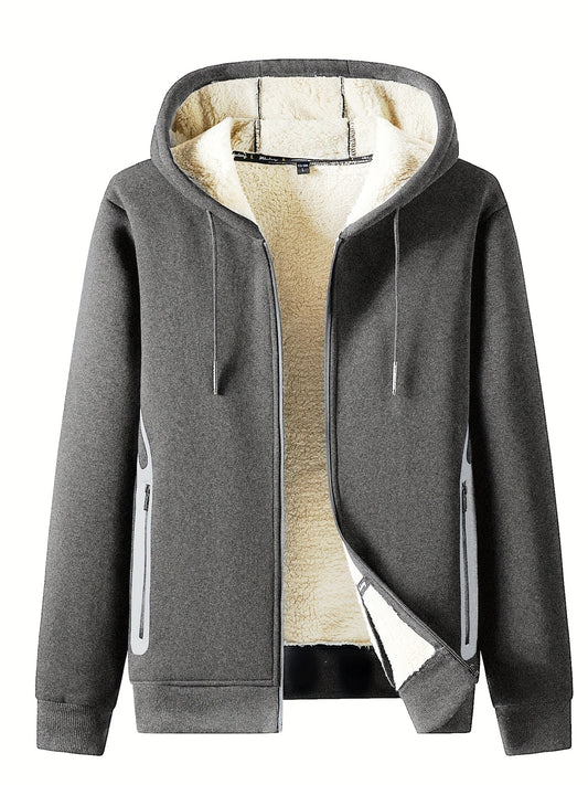 Men's Fleece Hooded Jacket