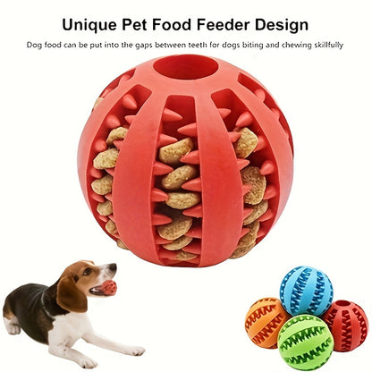 [1PC Interactive Dog Ball Toy] 1PC Dog Ball Toys Small Dogs Interactive Elastici