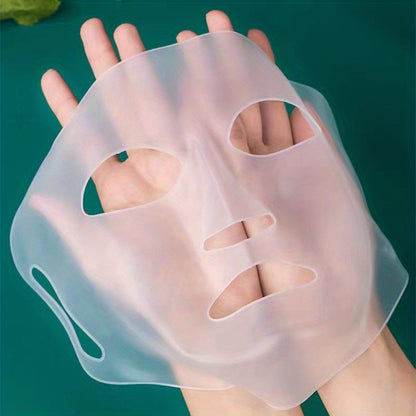 Reusable Silicone Facial Masks For Moisturizing Skin - 3D Anti-Evaporation Face Beauty Patches For Women