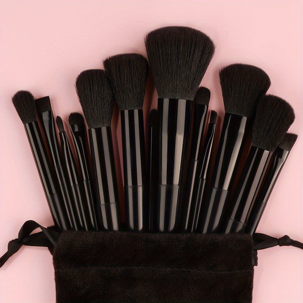 13pcs Makeup Brushes Soft Fluffy Professional Foundation Blush Powder Eyeshadow Kabuki Blending Makeup Brush Beauty Tools Valentine's Day Birthday Gift for Girlfriend