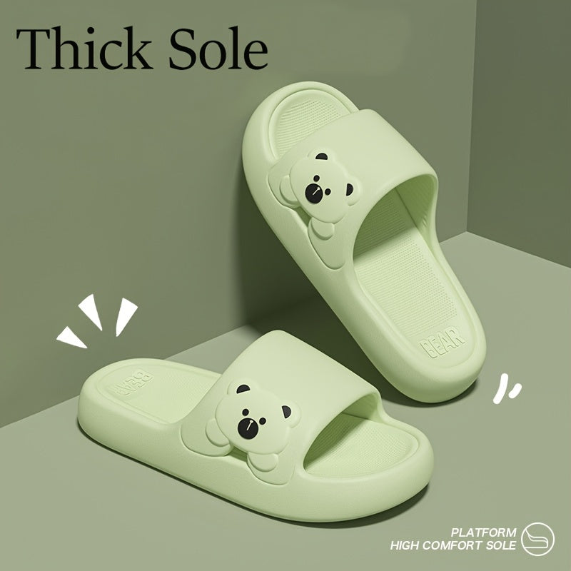 Women's Soft Sole Cartoon Home Shoes, Lightweight Comfortable Non-Slip Durable Cute Indoor Slippers for Shower and Walking