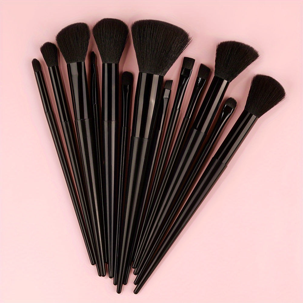 13pcs Makeup Brushes Soft Fluffy Professional Foundation Blush Powder Eyeshadow Kabuki Blending Makeup Brush Beauty Tools Valentine's Day Birthday Gift for Girlfriend
