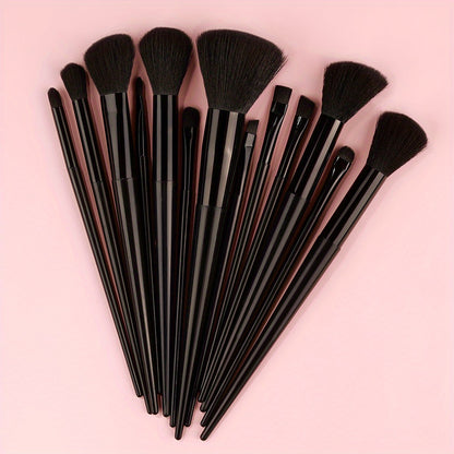 13pcs Makeup Brushes Soft Fluffy Professional Foundation Blush Powder Eyeshadow Kabuki Blending Makeup Brush Beauty Tools Valentine's Day Birthday Gift for Girlfriend