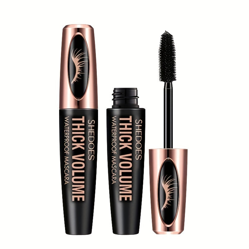 Thick & Voluminous 8D Fiber Lash Mascara - Waterproof, Curling & Lengthening Black Eyelash Extension Makeup Tool, Perfect Gift for Women