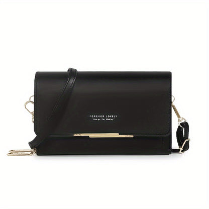Women's Small Messenger Shoulder Bag Mobile Phone Bag Card Holder Wallet Handbag