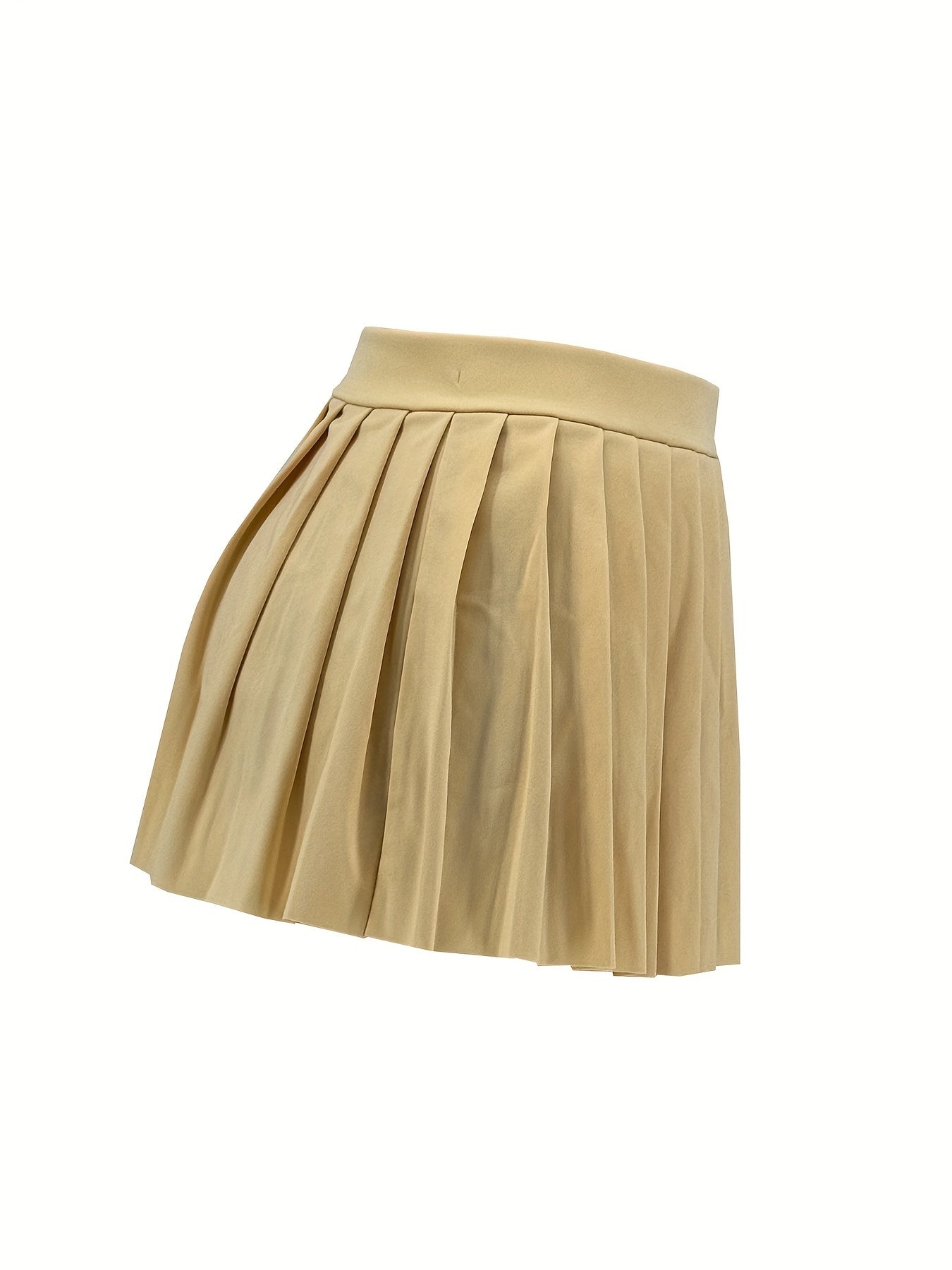 [Bright Pink Skirt] Sexy Summer Bright Pink High-Waisted Pleated Mini Skirt | Stretchy & Machine Washable | Perfect for Casual or Party Outfits for Women