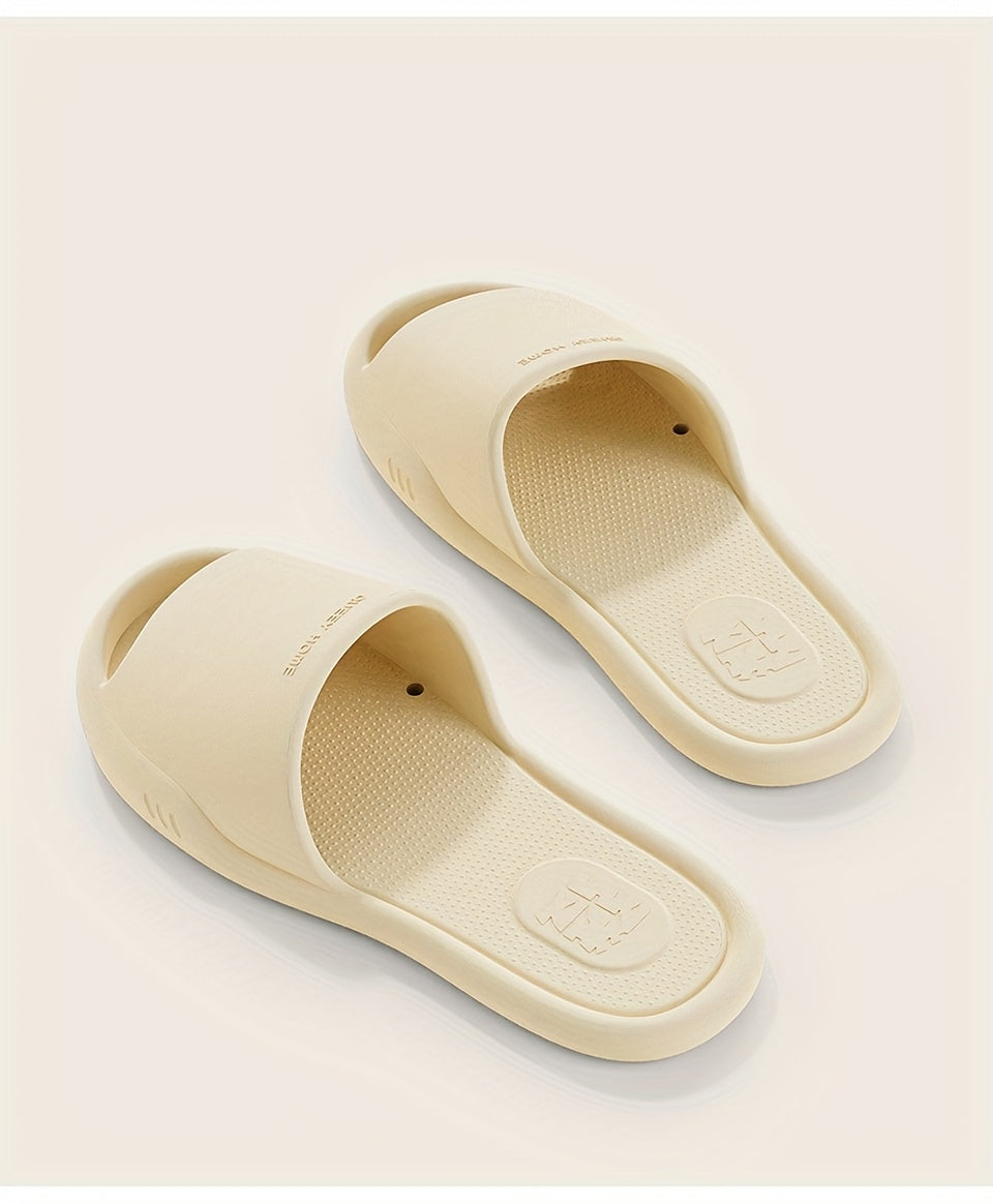 Unisex Breathable, Non-Slip, Foldable EVA Slippers with a Minimalist Round Toe Design, Suitable for Indoor Home Use for Both Men And Women, Ideal for All Seasons, Travel, And Everyday Wear.
