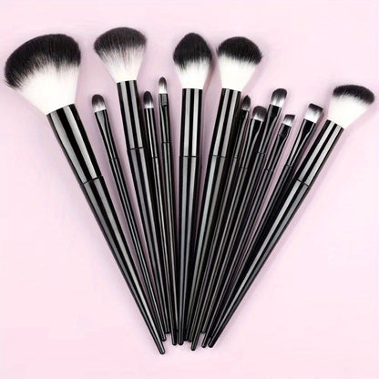 13pcs Makeup Brushes Soft Fluffy Professional Foundation Blush Powder Eyeshadow Kabuki Blending Makeup Brush Beauty Tools Valentine's Day Birthday Gift for Girlfriend