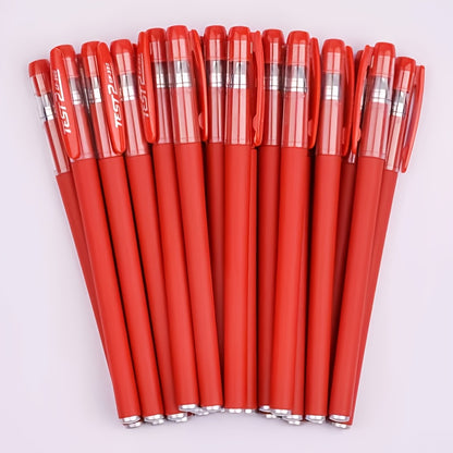 10-Piece Gel Pen Set: Perfect For Students, Exams, Office & School - Red, Black, Water & Carbon Pens!
