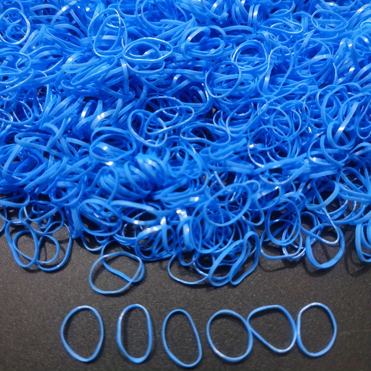 1000pcs Mini Clear Elastic Hair Rubber Bands - Soft, Gentle, and Durable Hair Ties for Women - Cute, Solid Color, Daily Headband Accessories