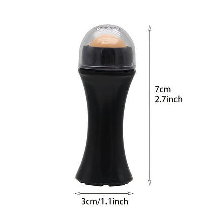 1pcs Face Oil Absorbing Roller Skin Care Tool Volcanic Stone Oil Absorber Washable Facial Oil Removing Care Skin Makeup Tool