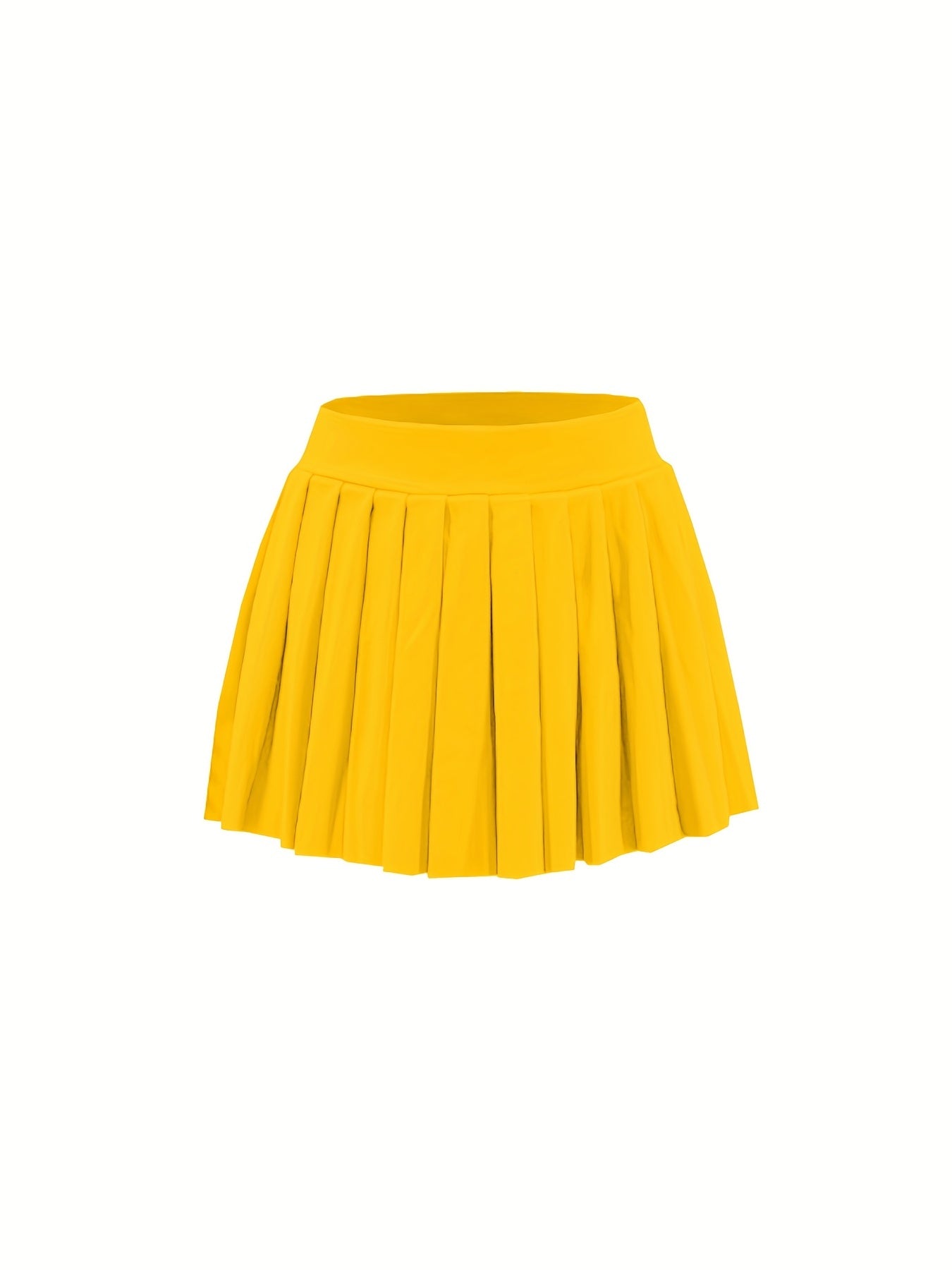 [Bright Pink Skirt] Sexy Summer Bright Pink High-Waisted Pleated Mini Skirt | Stretchy & Machine Washable | Perfect for Casual or Party Outfits for Women