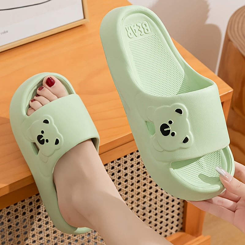 Women's Soft Sole Cartoon Home Shoes, Lightweight Comfortable Non-Slip Durable Cute Indoor Slippers for Shower and Walking