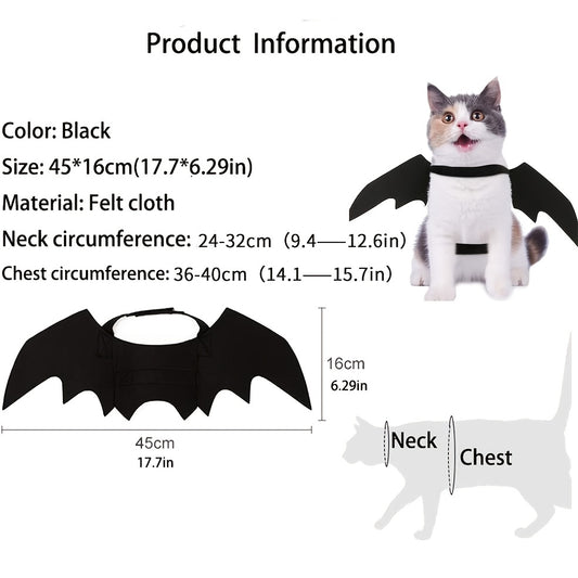 Spook Up Your Pet this Halloween with These Adorable Bat Wings!
