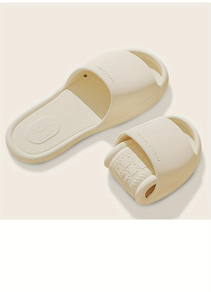 Unisex Breathable, Non-Slip, Foldable EVA Slippers with a Minimalist Round Toe Design, Suitable for Indoor Home Use for Both Men And Women, Ideal for All Seasons, Travel, And Everyday Wear.