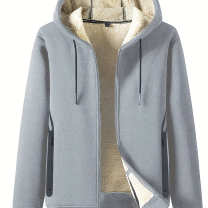 Men's Fleece Hooded Jacket