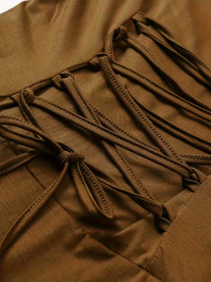 Gothic Witch Cosplay Dress, Medieval Renaissance Halloween Cosplay Hooded Costume, Women's Clothing