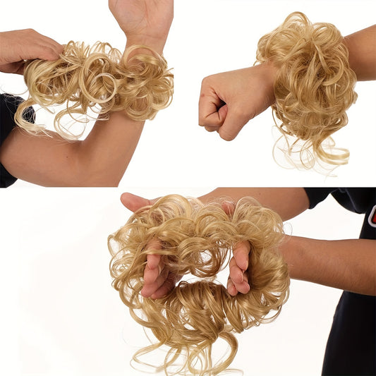 Easy-Attach Curly Bun Scrunchie